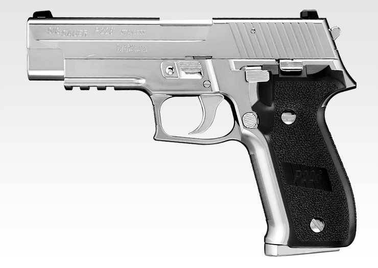 シグ ザウエル P226レイル クロームステンレス - ガスブローバック ...