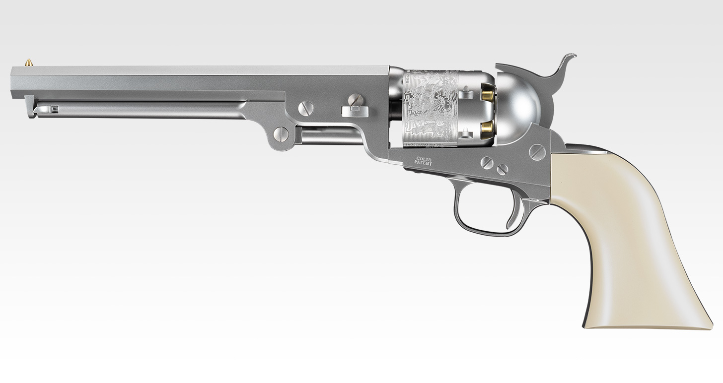 M1851 NAVY シルバーモデル【エアーリボルバー プロ】 