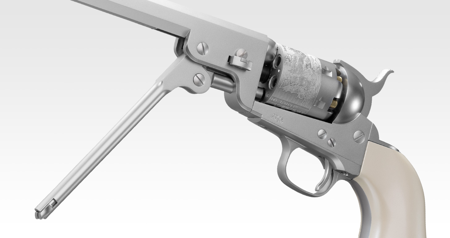 M1851 NAVY シルバーモデル【エアーリボルバー プロ】 