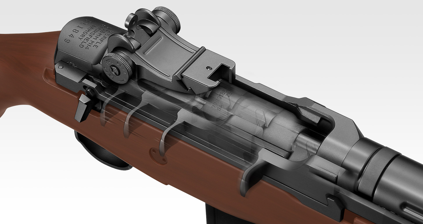 東京マルイ　M14 ウッドタイプストック　イルミネーテッドショートズームスコープ