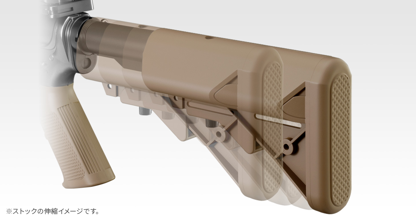 MAGPULタイプM4用ストック TANカラー - トイガン