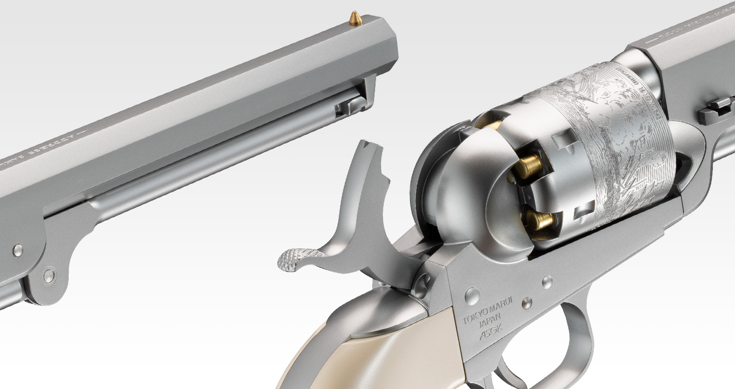 M1851 NAVY シルバーモデル【エアーリボルバー プロ】 