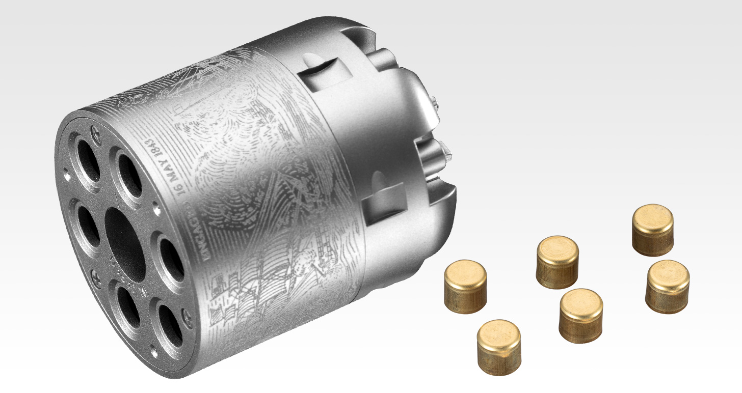 M1851 NAVY シルバーモデル【エアーリボルバー プロ】 