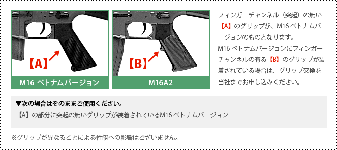 電動ガン スタンダードタイプ「M16 ベトナムバージョン」をご購入の