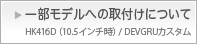 一部モデルへの取付けについて　HK416D（10.5インチ時）/ DEVGRUカスタム